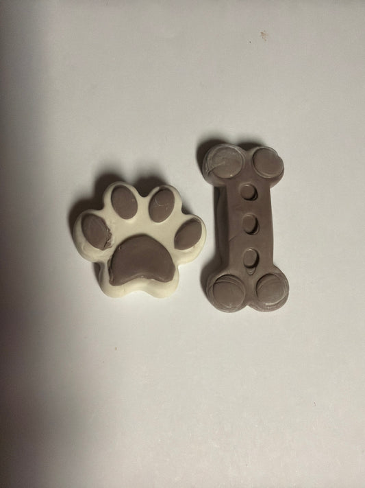 Puppy Pack Diamond Painting Putty 🐾🦴 | Handmade Paw & Bone Set | Sweet Shoppe Collection
